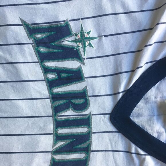 Rare Seattle Mariners Jersey V-Neck - Picture 6 of 9